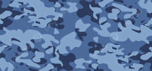 Get Ready For The Outdoors With Blue Camo Wallpaper