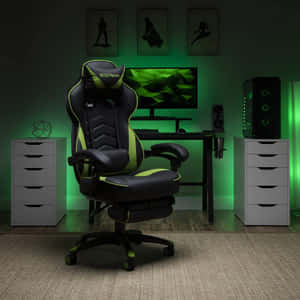 Get Ready For The Ultimate Kitchen Gaming Adventure With Amazing Gaming Chairs Wallpaper
