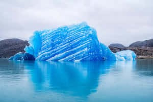 Get Ready To Chill With This Beautiful Ice Blue Wallpaper. Wallpaper