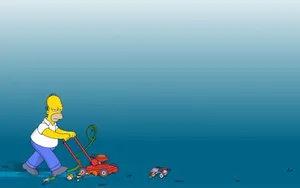 Get Ready To Explore A Digital World Of Fun With Simpson's Pc Wallpaper