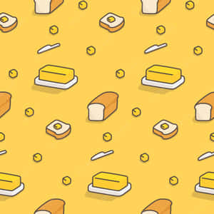 Get Ready To Feel Happy And Cheerful With Kawaii Yellow! Wallpaper