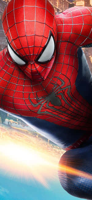 Get Ready To Swing Through The City With The Amazing Spider Man On Your New Iphone! Wallpaper