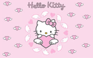 Get Ready To Take On The Day With A Hello Kitty Pc! Wallpaper