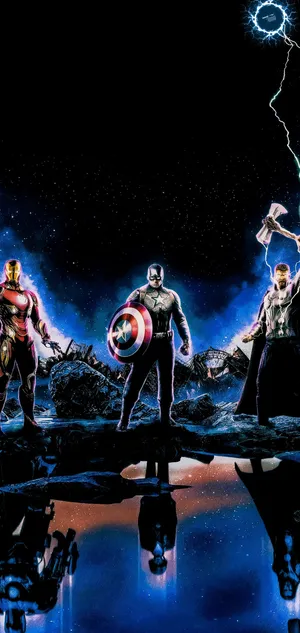 Get Ready To Take On The Galaxy With The Avengers And The Samsung Galaxy S10 Plus Wallpaper