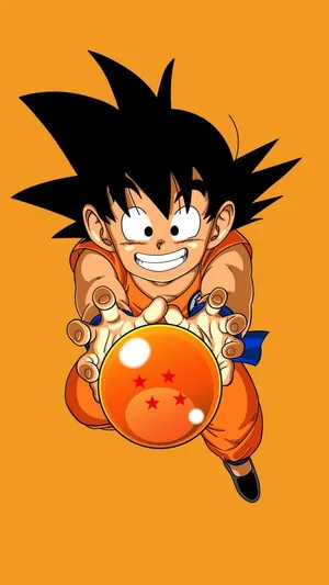 Get Ready To Take On The World With This Dragon Ball Iphone. Wallpaper