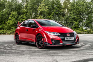 Get Set For High-octane Driving With The Honda Civic Type R Wallpaper