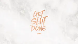 Get Stuff Done Macbook Pro Aesthetic Wallpaper