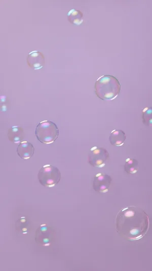 Get Stylish With Bubbles Phone Wallpaper