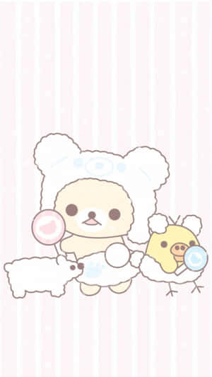 Get That Last Bit Of Relaxation With Cute Rilakkuma Wallpaper