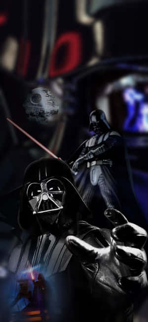 Get The Dark Side Look With The Darth Vader Iphone Wallpaper