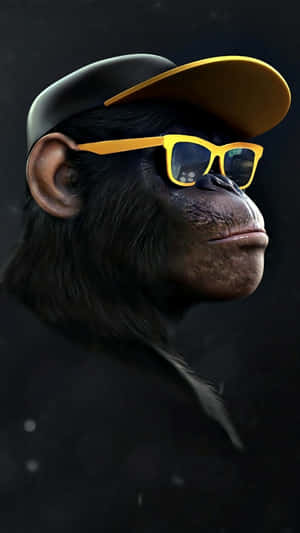 Get The Latest And Greatest Monkey Iphone To Stay Connected While On The Go Wallpaper