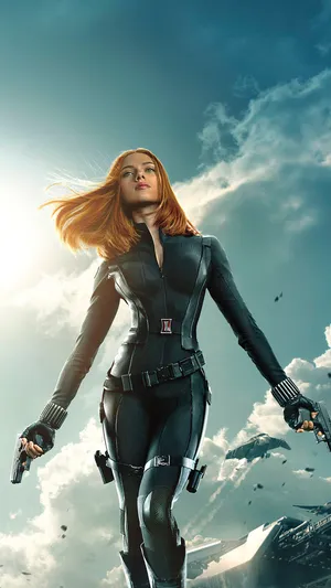 Get The Latest Black Widow Inspired Iphone Wallpaper