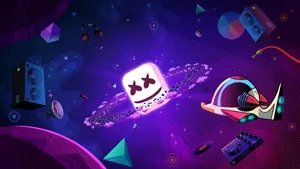 “get The Latest Marshmallo Neon Iphone” Wallpaper