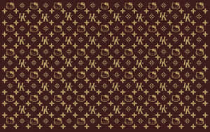 Get The Luxurious Look And Feel Of Louis Vuitton On Your Desktop With This Sophisticated Wallpaper Wallpaper