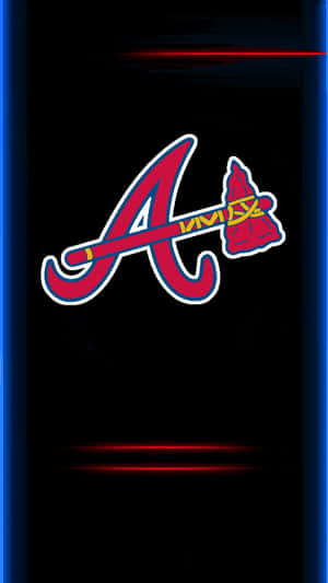 Get The Official Atlanta Braves Logo Wallpaper For Your Iphone Wallpaper