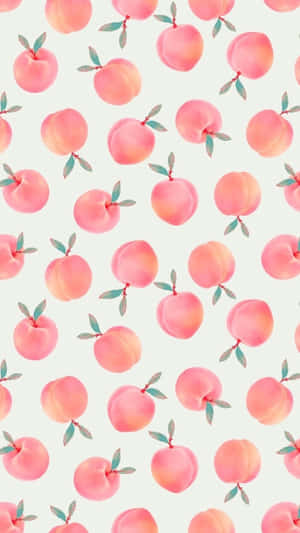 Get The Peach Iphone Now! Wallpaper
