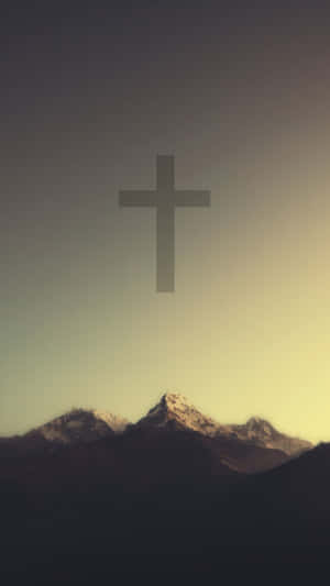 Get The Perfect Combination Of Style And Function With The Cross Iphone Wallpaper