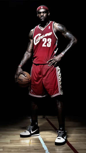 Get The Perfect Phone For Basketball Season With The Lebron James Edition Iphone Wallpaper