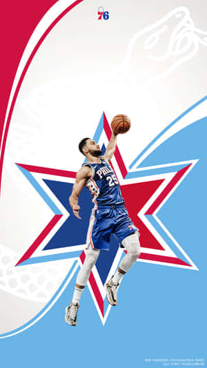 Get The Philadelphia 76ers Logo On Your Iphone! Wallpaper