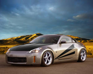 Get The Wind In Your Hair With The Sporty Nissan 350z Wallpaper