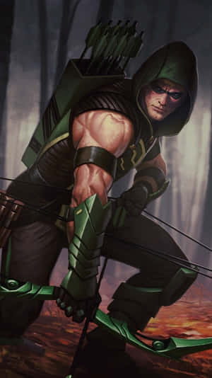 Get Up To Date With Green Arrow On Your Iphone Wallpaper