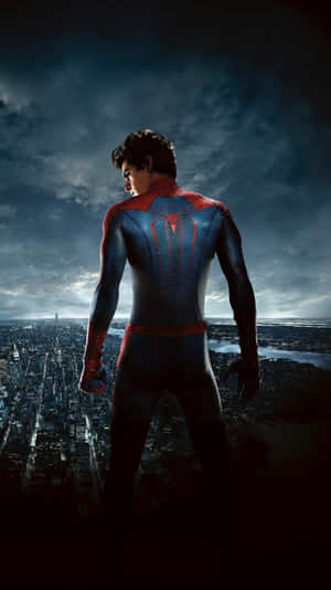 Get Webbed - Unlock Powerful Features With The Amazing Spider Man Iphone Wallpaper