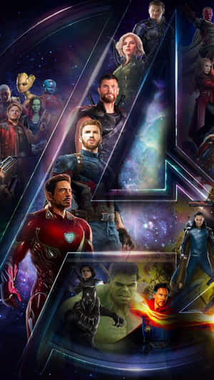 Get Your Superhero Fix With Avengers: Endgame On Your Iphone! Wallpaper