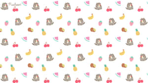 Get Your Work Done On A Pusheen Pc Wallpaper