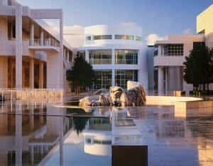 Getty Center Architecture Reflection Wallpaper