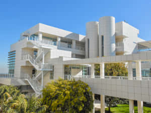 Getty Center Architecture Sunny Day Wallpaper