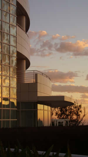 Getty Center Sunset Architecture Wallpaper