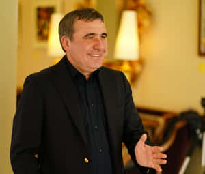 Gheorghe Hagi At Athenee Palace Hotel Wallpaper