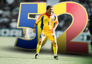 Gheorghe Hagi Romanian Football Legend Wallpaper