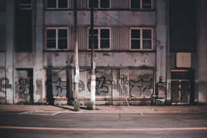 Ghetto Hood Graffiti Front Wallpaper