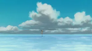 Ghibli Cloudscape Solitude.jpg Wallpaper