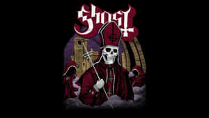 Ghost Band Papa Nihil Red Outfit Wallpaper