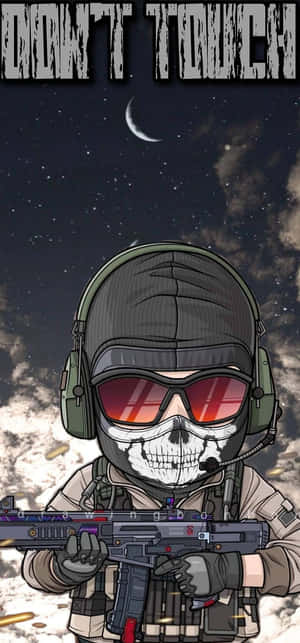 Ghost_ Cod_ Skull_ Operator_ Profile Wallpaper
