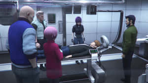 Ghost In The Shell Team Medical Scene Wallpaper