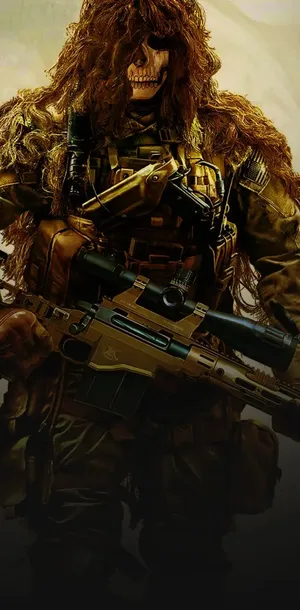 Ghost M W2 Character Artwork Wallpaper