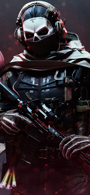 Ghost M W2 Character Portrait Wallpaper