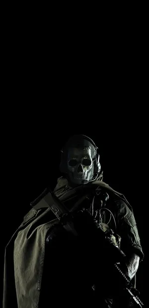 Ghost M W2 Dark Portrait Wallpaper