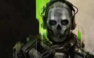 Ghost M W2 Iconic Skull Mask Wallpaper