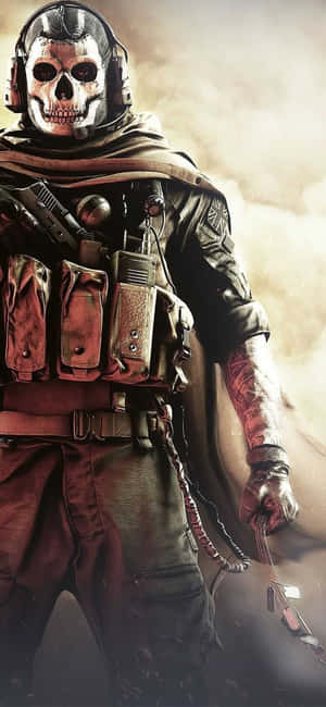 Ghost M W2 Iconic Skull Mask Soldier Wallpaper