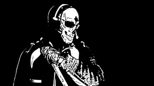 Ghost M W2 Iconic Skull Maskand Tactical Gear Wallpaper