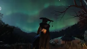 Ghost Of Yotei Mysterious Figure Wallpaper