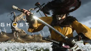 Ghost Of Yotei Samurai Action Wallpaper