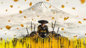 Ghost Of Yotei Samurai Warrior Wallpaper