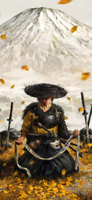 Ghost Of Yotei Warrior Wallpaper