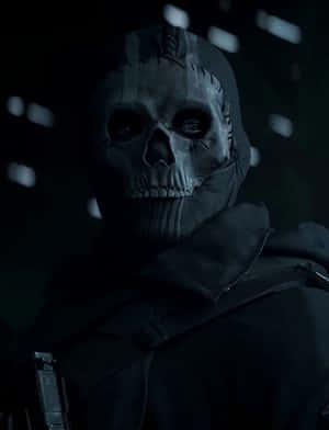 Ghost Skull Mask Profile Wallpaper