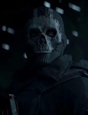 Ghost Skull Mask Profile Wallpaper